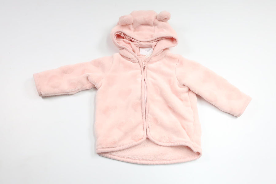 Fleece hoodie from H&M - Size 62 - Pink