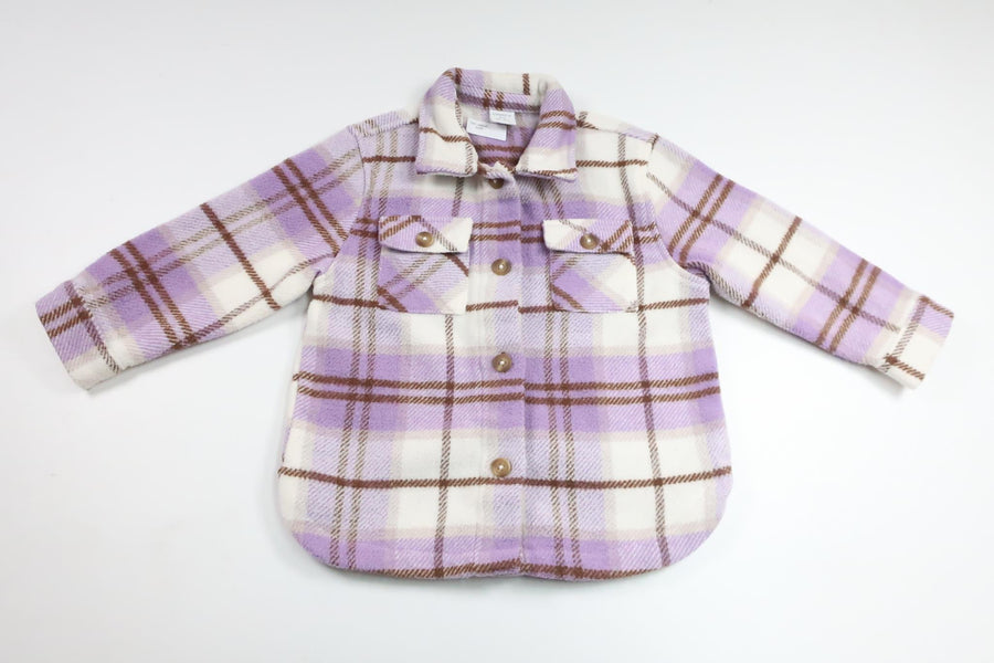Checked jacket from Lindex - Size 98 - Purple