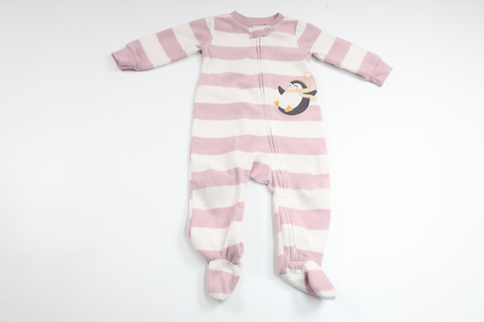 Fleece pajamas from Carter's - Size 62/68 - Purple