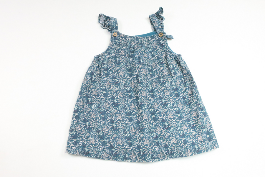 Floral dress from Tu - Size 80/86 - Blue