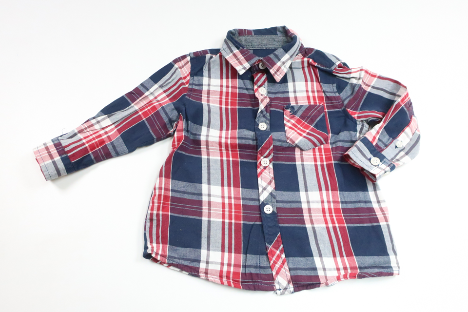 Checked shirt from Denim Day - Size 86 - Red