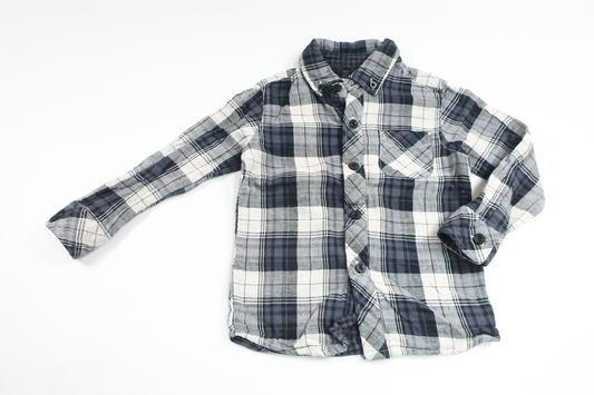 Checked shirt from Baby Skill - Size 86 - Navy blue