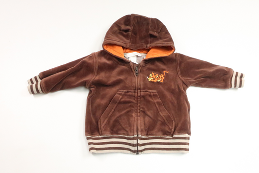 Fleece hoodie from H&M - Size 62 - Brown
