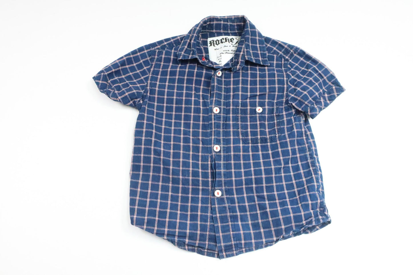 Checked shirt from Rockefella - Size 86/92 - Blue