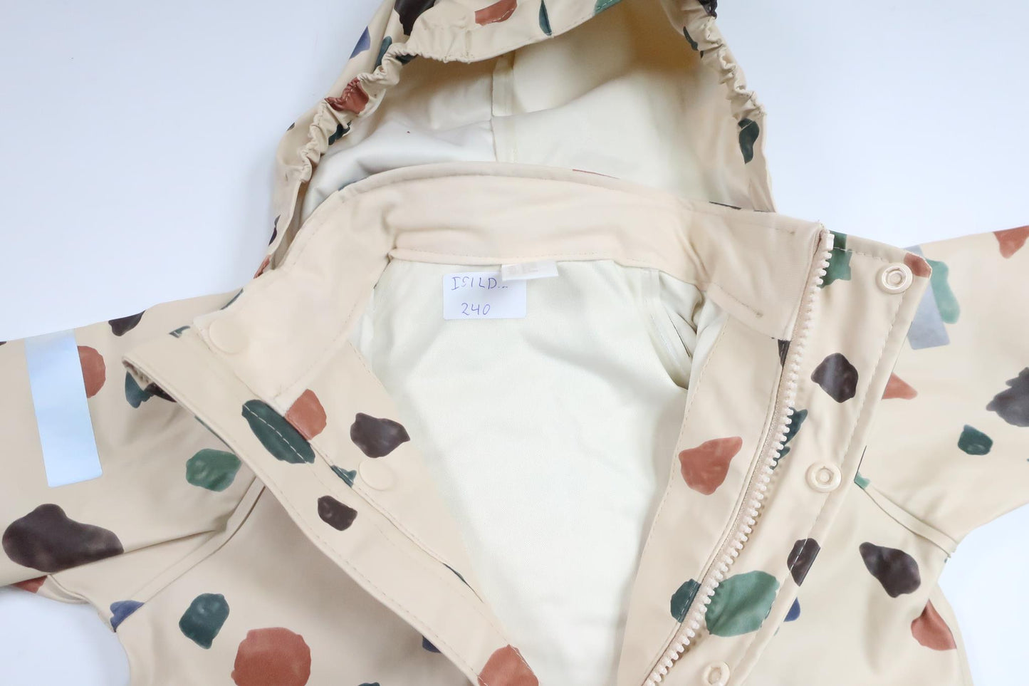 Rain jacket from H&amp;M - Size 74/80 - Off-white