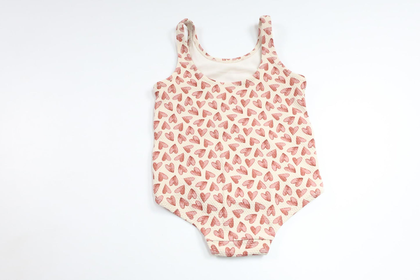 Swimsuit with hearts from Unknown - Size 80/86 - Off-white