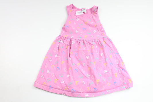 Dress with hearts from Kiki &amp; Koko - Size 92 - Pink