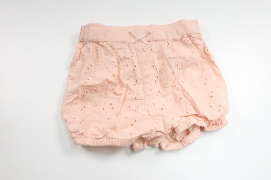 Shorts with embroidery from H&amp;M - Size 86 - Pink