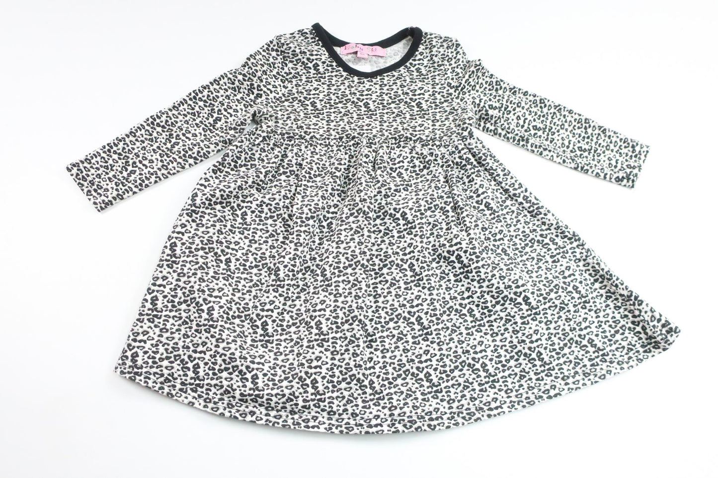 Leopard print dress from Baby Skill - Size 80 - Black