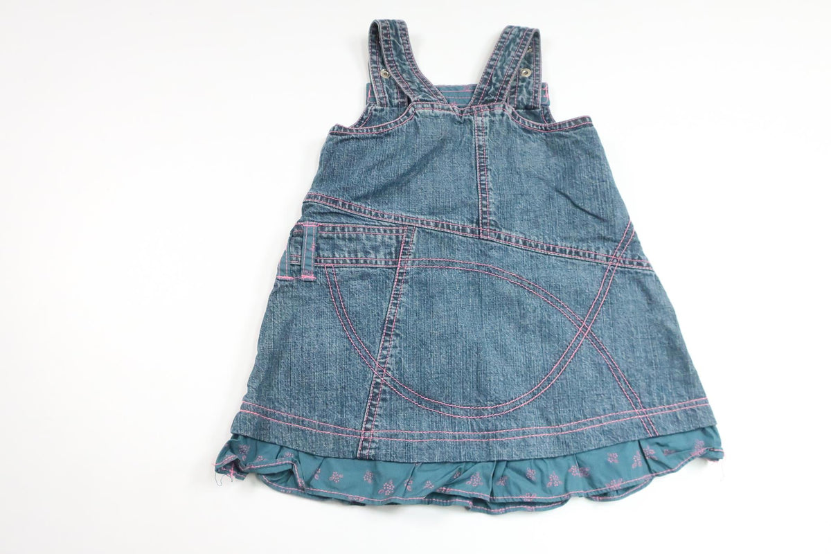 Suspender dress in jeans from Name It - Size 68 - Denim