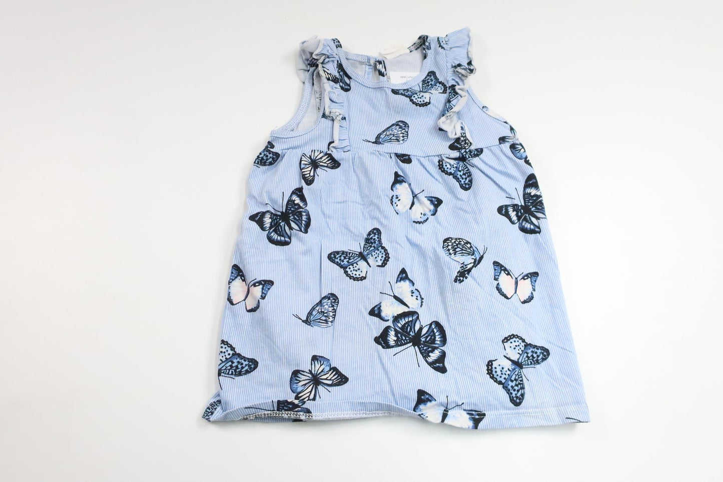 Dress with butterflies from H&amp;M - Size 68 - Blue