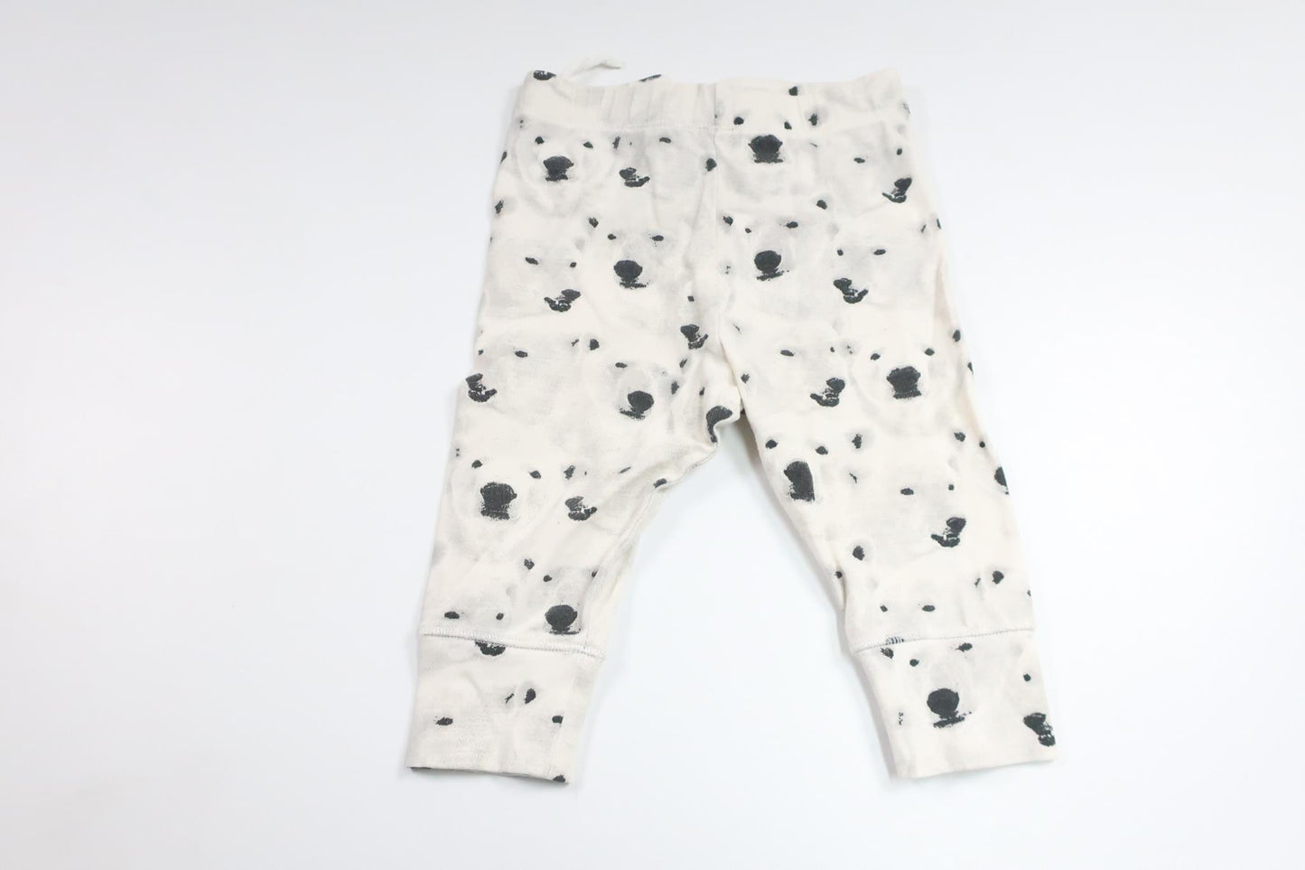 Trousers with polar bears from Lindex - Size 68 - Off-white