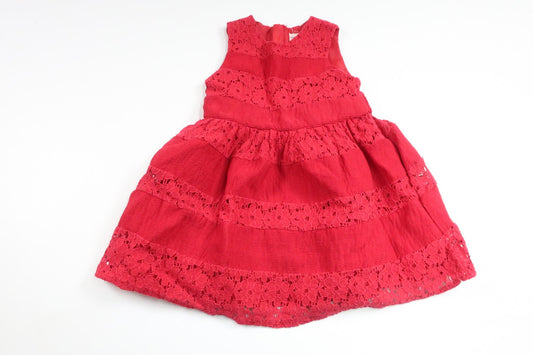 Lace dress from Holly &amp; Why - Size 74 - Red