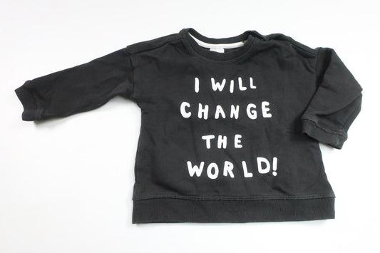 Sweatshirt from H&amp;M - Size 68 - Black