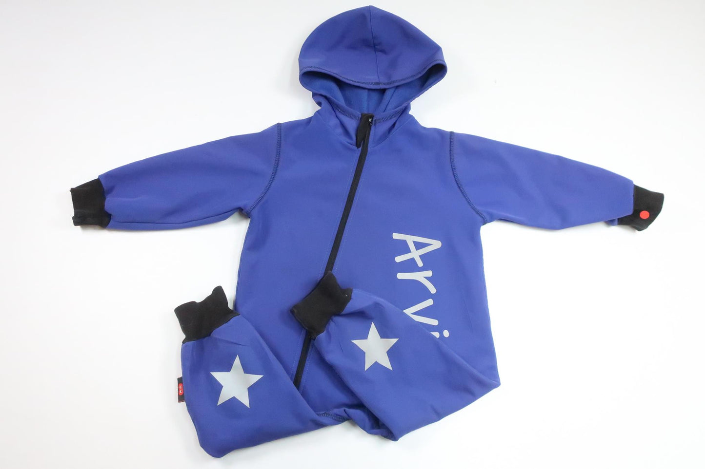 Softshell overall with the name Arvid from iELM - Size 86 - Purple