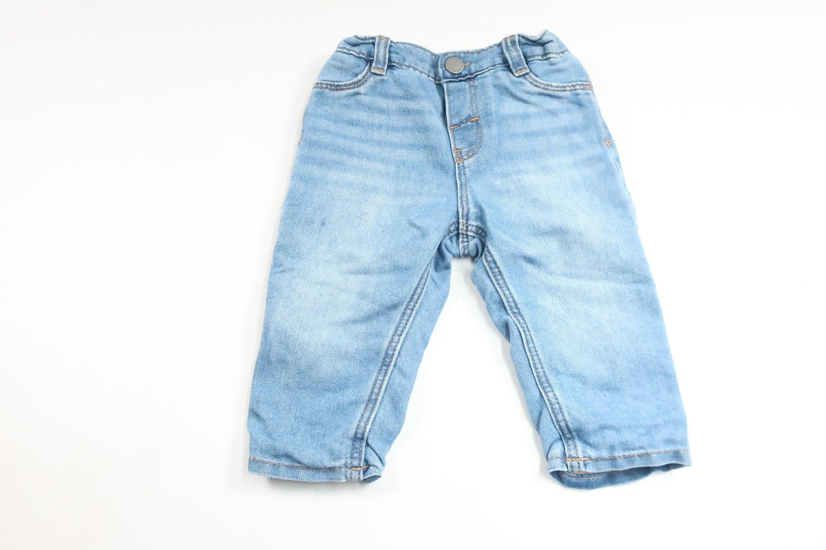 Lined trousers from H&amp;M - Size 74 - Denim