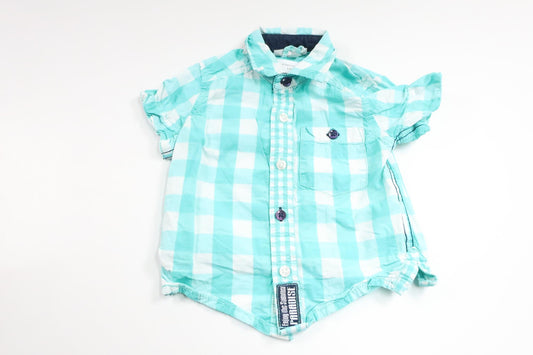 Checked shirt from Kappahl - Size 68 - Blue