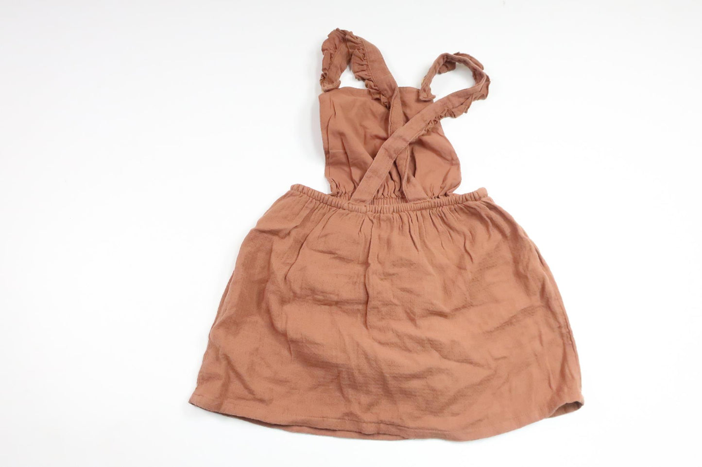 Suspender dress from H&amp;M - Size 104 - Brown
