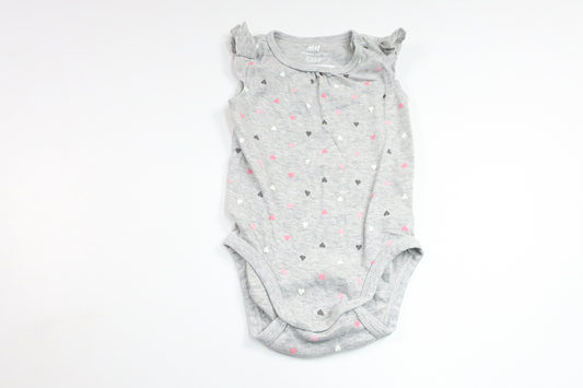 Linen bodysuit from H&amp;M - Size 68 - Grey