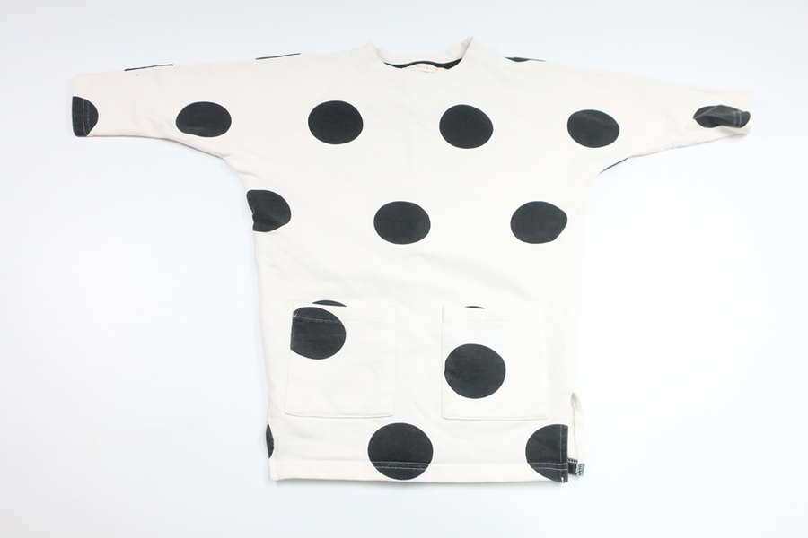 Polka dot dress from Minimarket - Size 110/116 - White