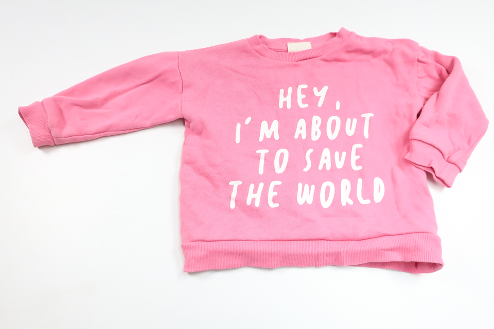 Sweatshirt from Kappahl - Size 80 - Pink