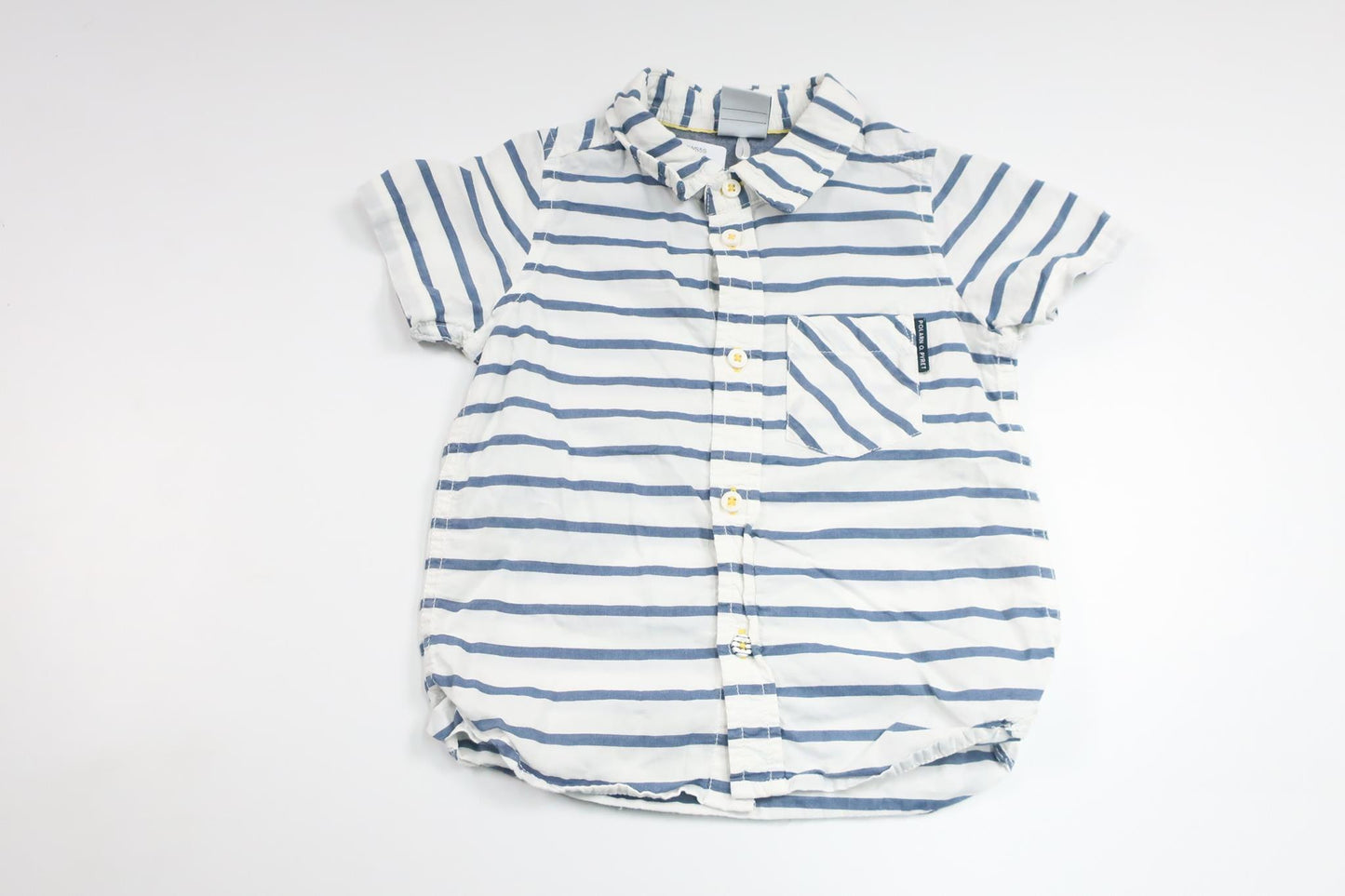 Striped shirt from Polarn o. Pyret - Size 80 - White