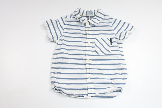 Striped shirt from Polarn o. Pyret - Size 80 - White