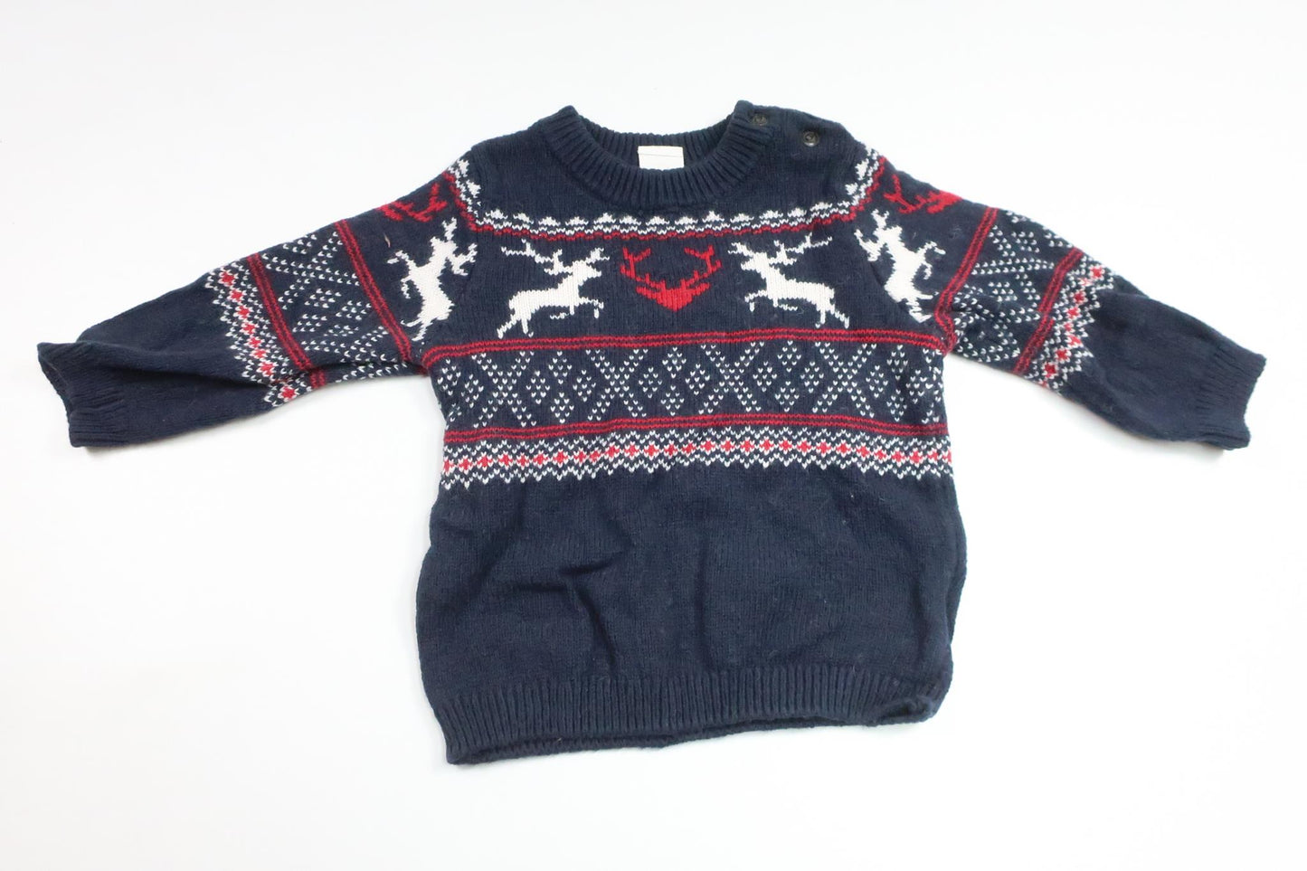Knitted sweater from H&M - Size 68 - Navy blue