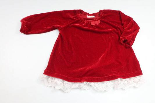 Velour dress from Lindex - Size 68 - Red