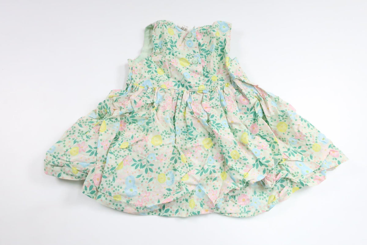 Floral dress from H&M - Size 68 - Green