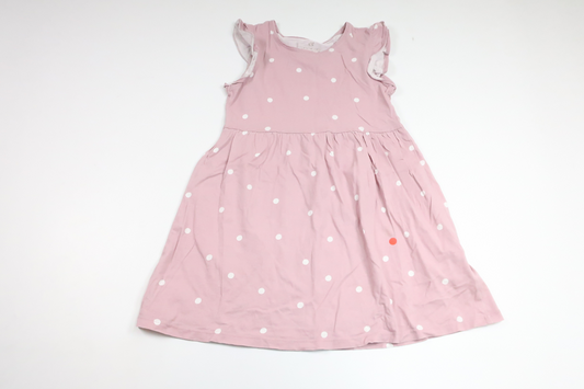 Polka dot dress from H&amp;M - Size 122/128 - Purple