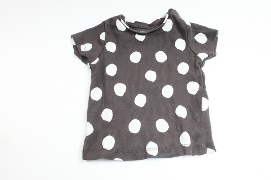 Ribbed t-shirt from Primark - Size 68 - Grey