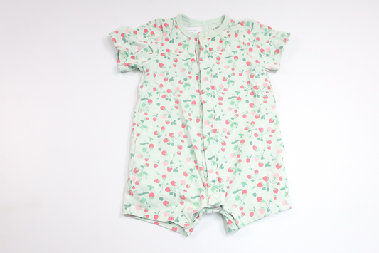 Jumpsuit with strawberries from Ellos - Size 62 - Green