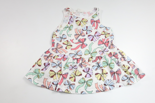 Dress with bows from H&amp;M - Size 68 - White