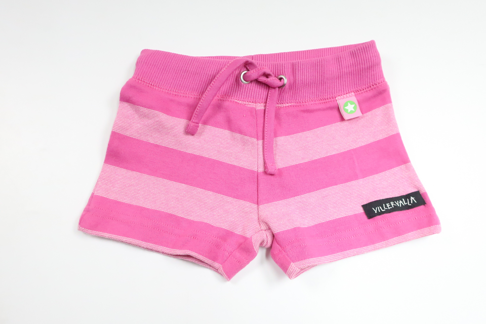 Striped shorts from Villervalla - Size 62 - Pink