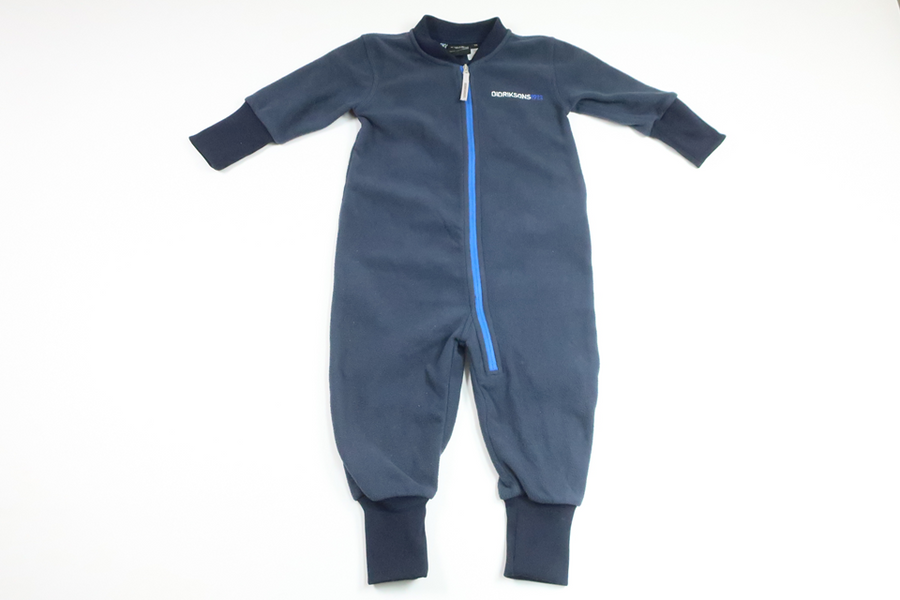Fleece overalls from Didriksons - Size 70 - Navy blue