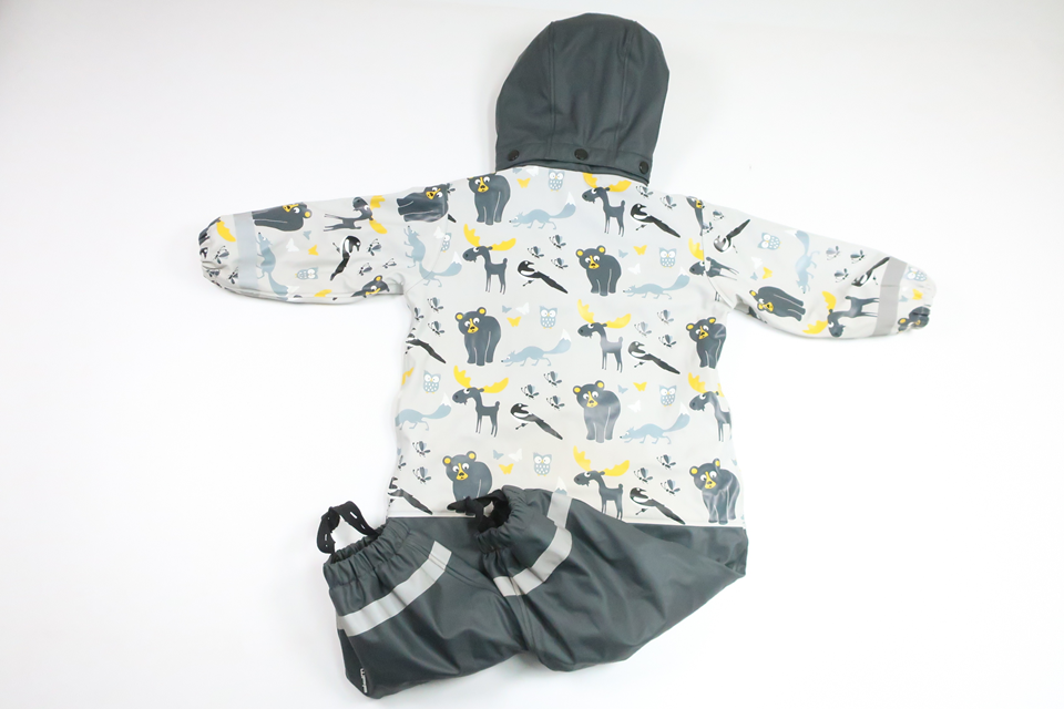 Fleece-lined overalls from Lindberg - Size 86 - Grey
