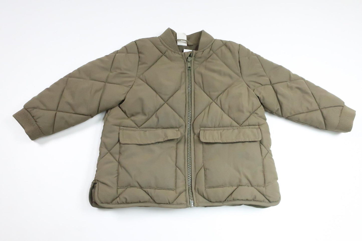 Quilted bomber jacket from H&amp;M - Size 80 - Green