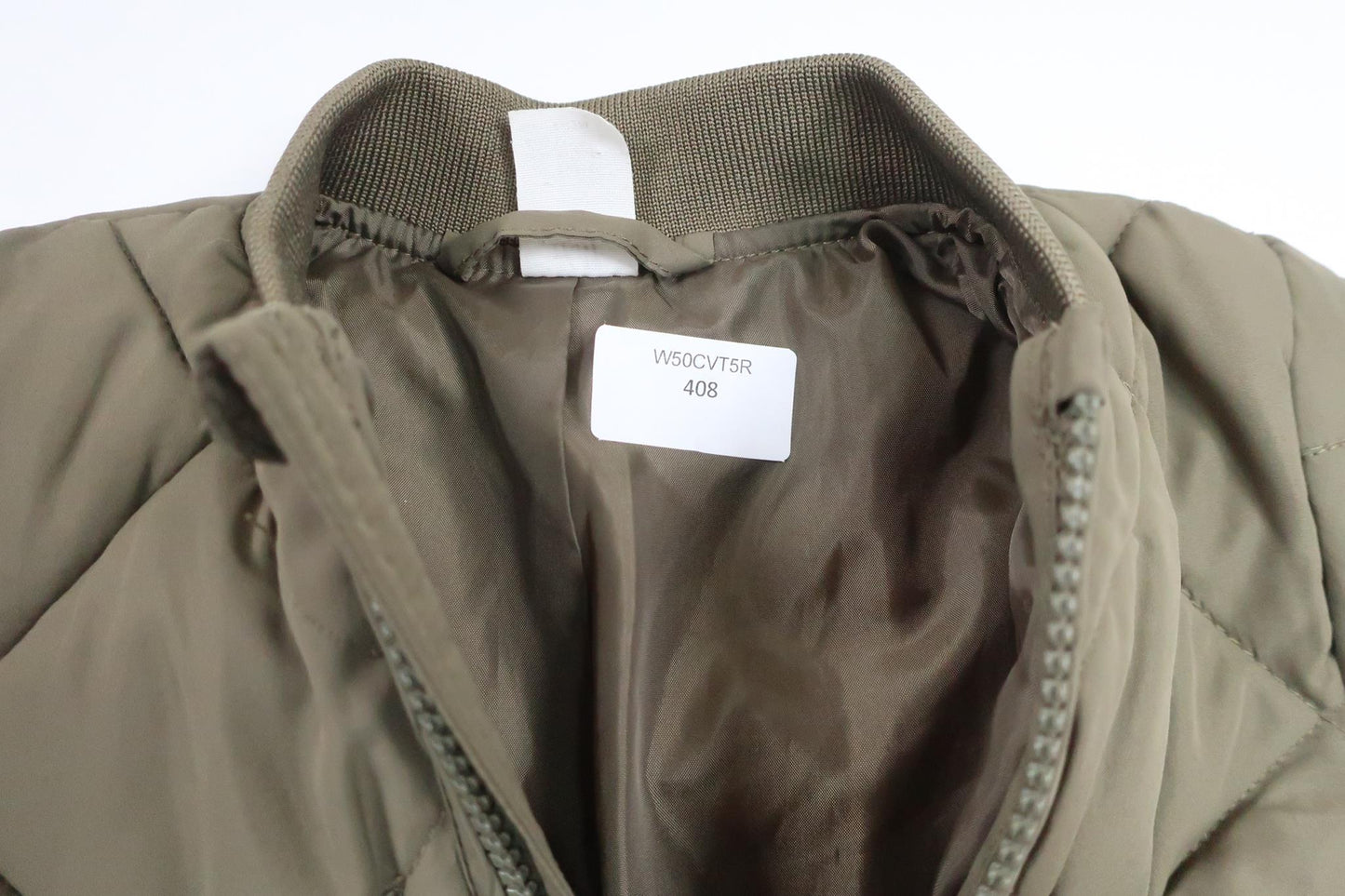 Quilted bomber jacket from H&amp;M - Size 80 - Green