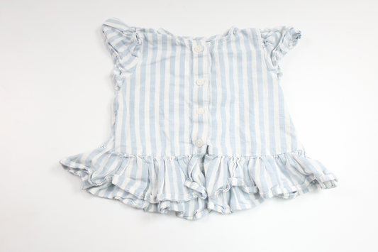 Striped tunic from H&M - Size 74 - Blue