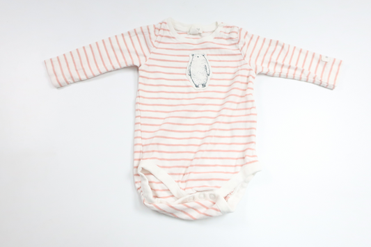 Striped bodysuit from Newbie - Size 62 - White