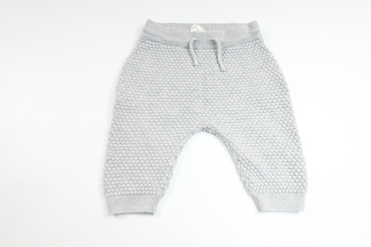 Knitted pants from H&amp;M - Size 56/62 - Grey
