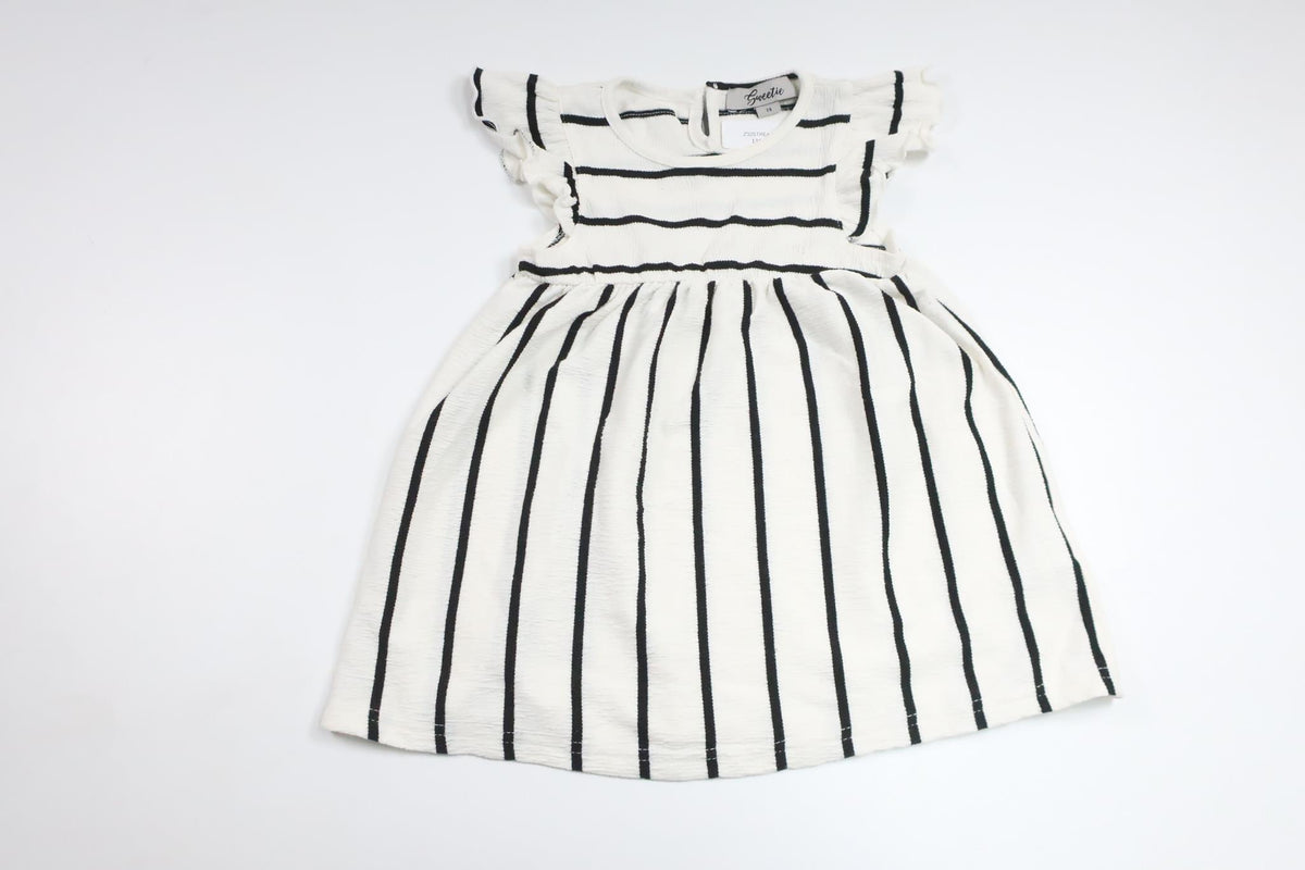 Striped dress from Sweetie - Size 74 - Off-white