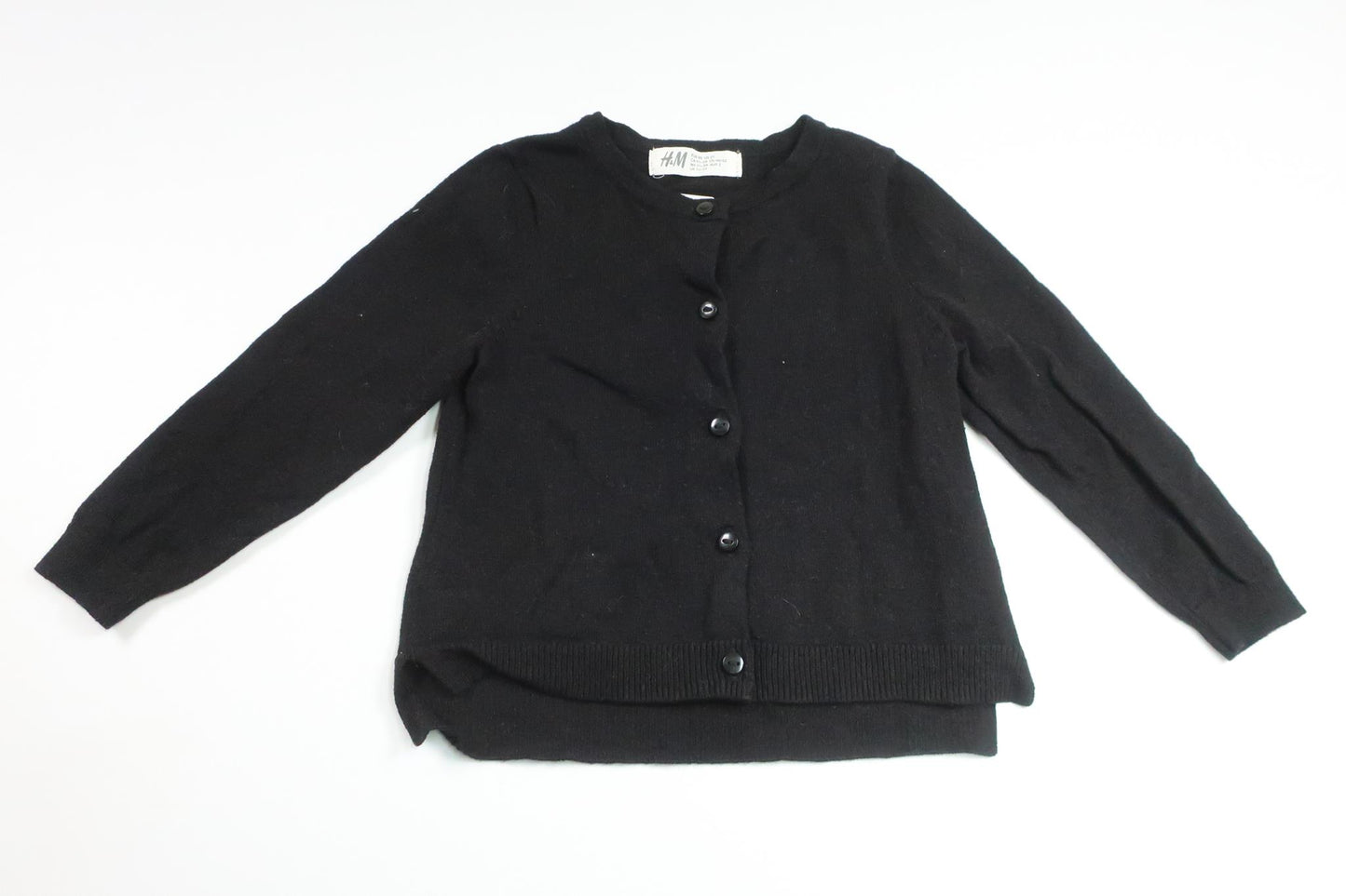 Knitted cardigan from H&amp;M - Size 92 - Black