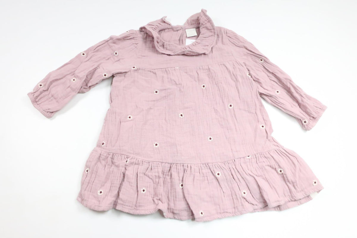 Floral dress from Lindex - Size 86 - Purple