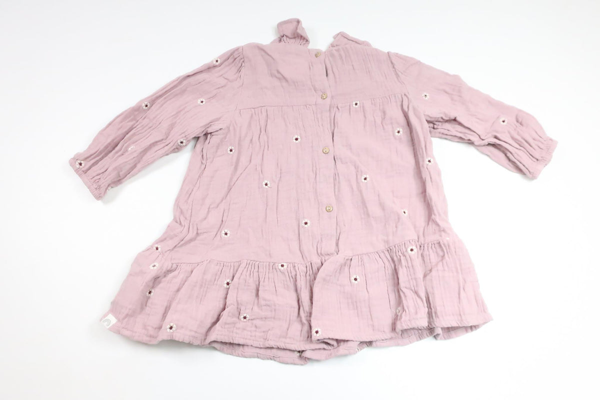 Floral dress from Lindex - Size 86 - Purple
