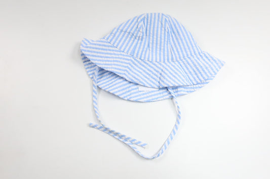 Striped sun hat from Unknown - Size 46/48 - Blue