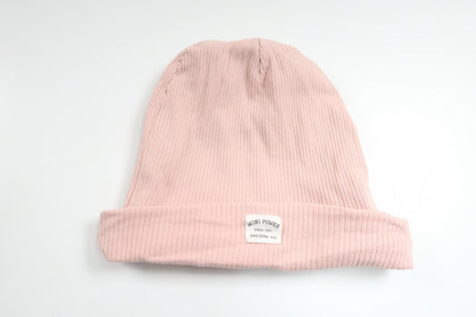 Ribbed hat from Kappahl - Size 48/50 - Pink