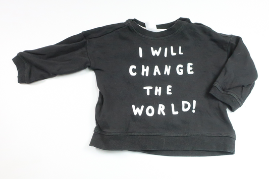 Sweatshirt from H&M - Size 74 - Black