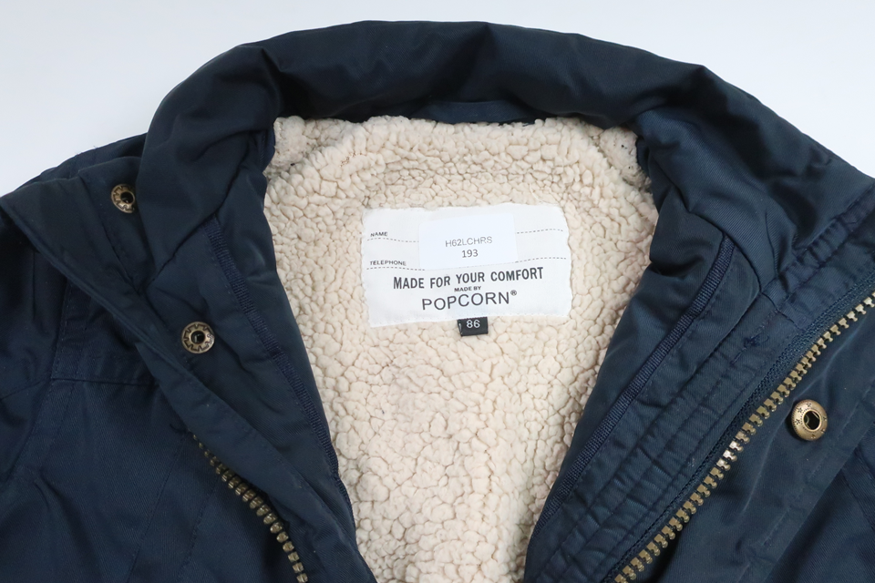 Winter jacket from Popcorn - Size 86 - Navy blue